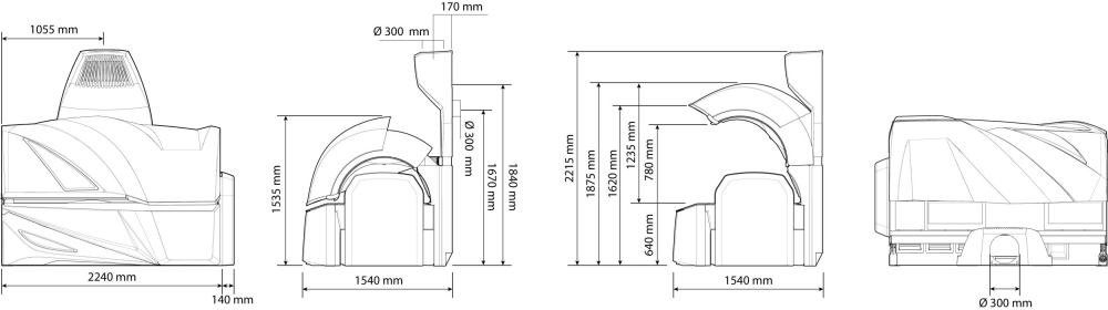 vegaz 9200 dimensioni